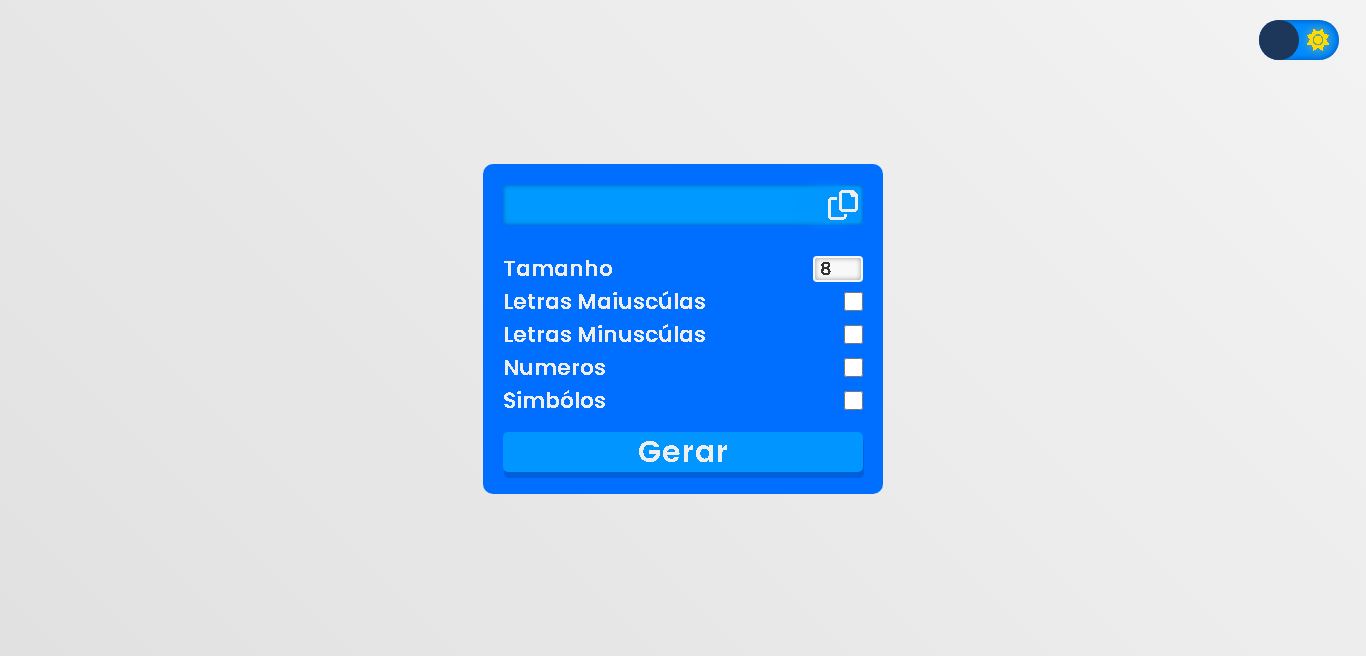 Gerador de senhas